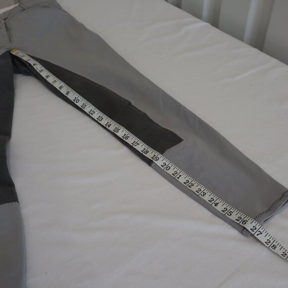 Cavallo Corona Womens Full Seat Breeches Gray Silver Embroidered Pockets Size 26 - Picture 8 of 9